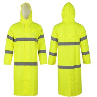 Płaszcz przeciwdeszczowy trudnopalny