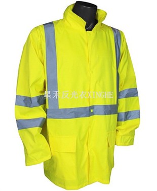 Lekka kurtka przeciwdeszczowa Hi Viz
