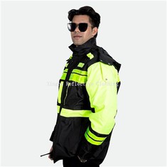 Odblaskowa kurtka zimowa typu bomber
