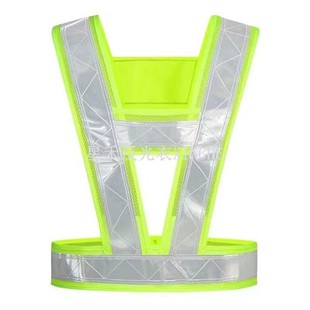 Kamizelka odblaskowa z paskami bezpieczeństwa do biegania