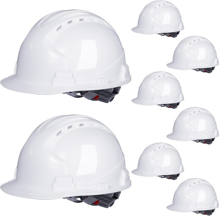 Kask pracownika budowlanego